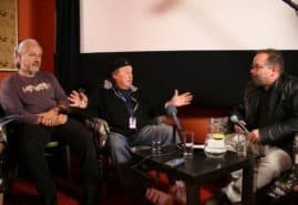 Jeff Kanew, Paul Mazursky and Andrzej Pitrus at the press conference. Photo: Tomasz Korczyński<br />