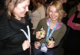 Ann-Caroline Renniger (DOK&nbsp;Leipzig) i Miriam Simkova (East Silver)