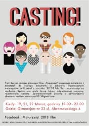 PIOTR BERNAŚ POSZUKUJE MATURZYSTÓW DO PROJEKTU FILMOWEGO